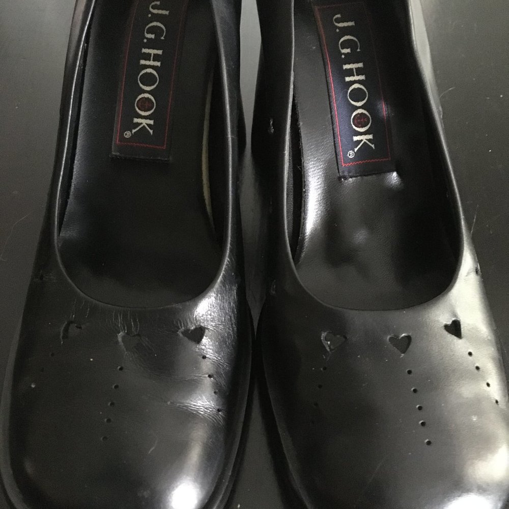 J.G. Hook Women's Dress Shoes, Black, US8